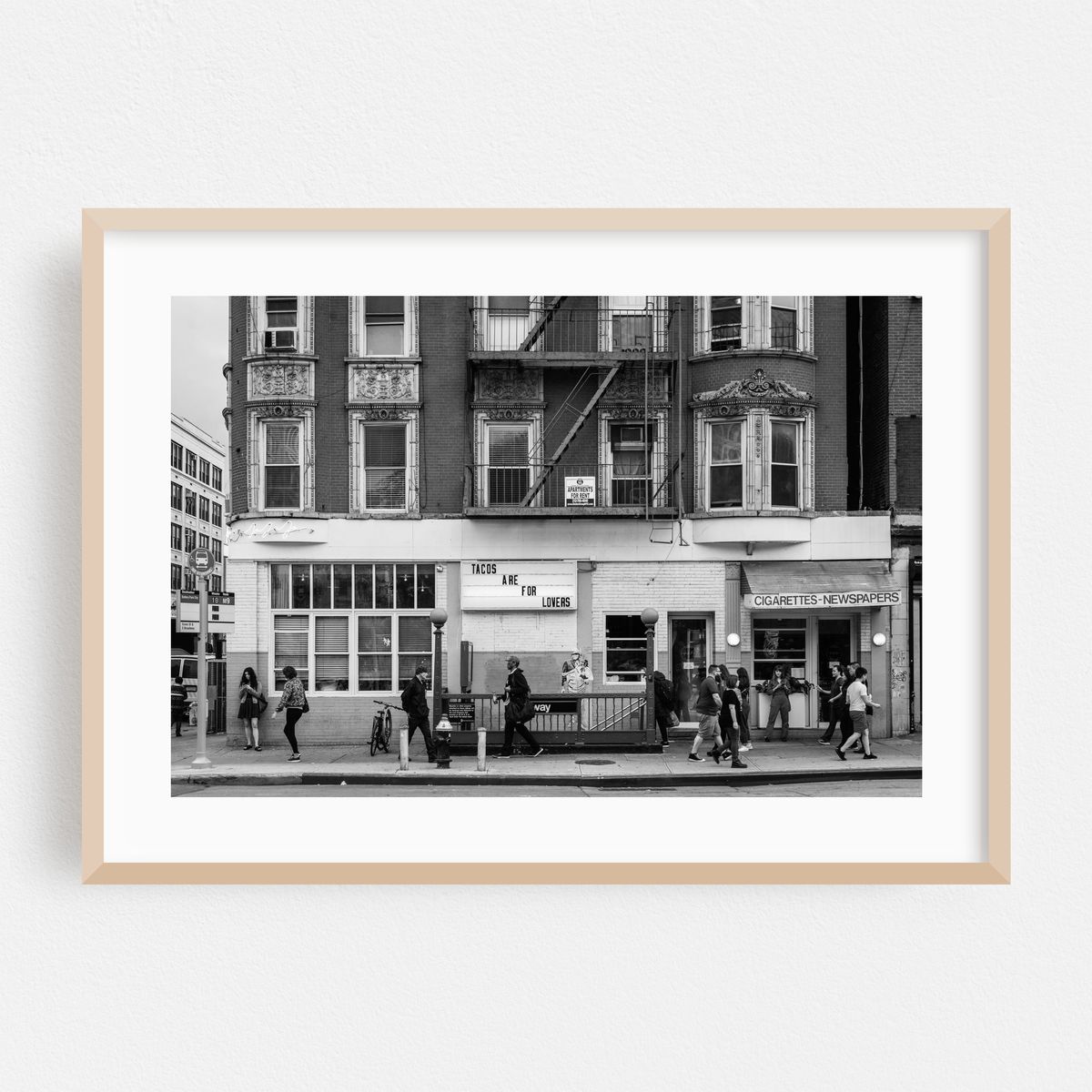 Tacos Are For Lovers 02 B&W – image 1 of 6