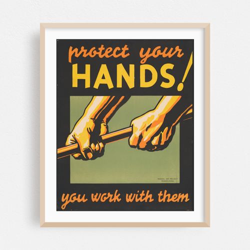 Protect your hands! You work with them. (1936)