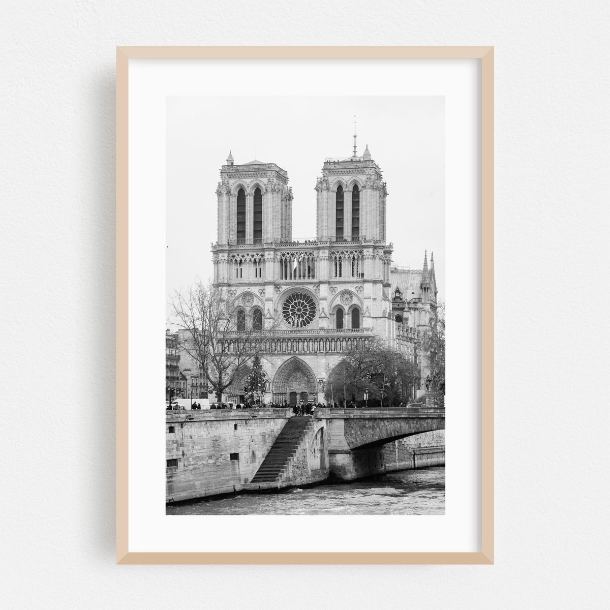 Cathédrale Notre-Dame de Paris 01 B&W – image 1 of 16