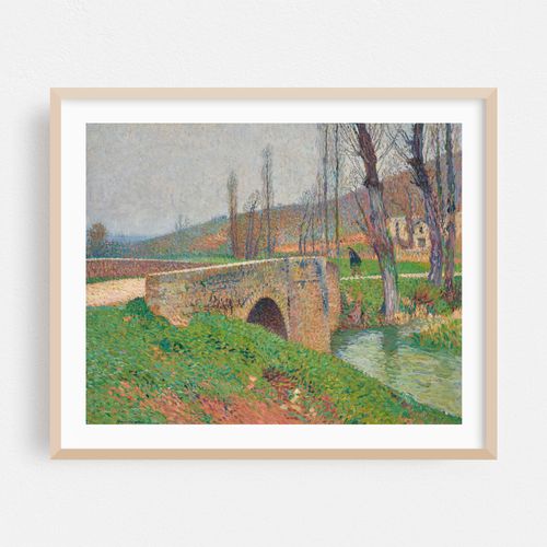 Le pont, temps gris (circa 1920-1925)