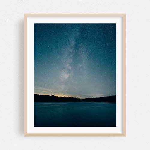 The Milky Way over North-South Lake