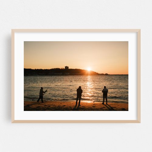 Fishing at Sunset, Sandy Hook 02