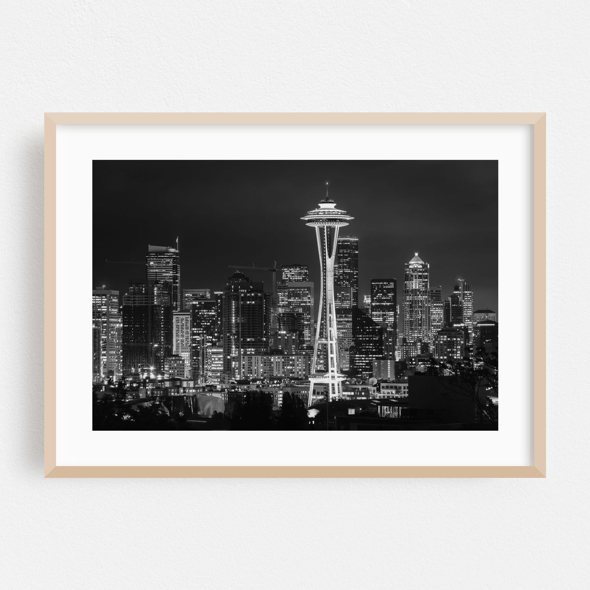 The Heart of Seattle B&W – image 1 of 6