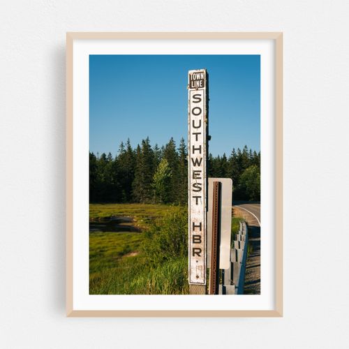 Southwest Harbor Sign