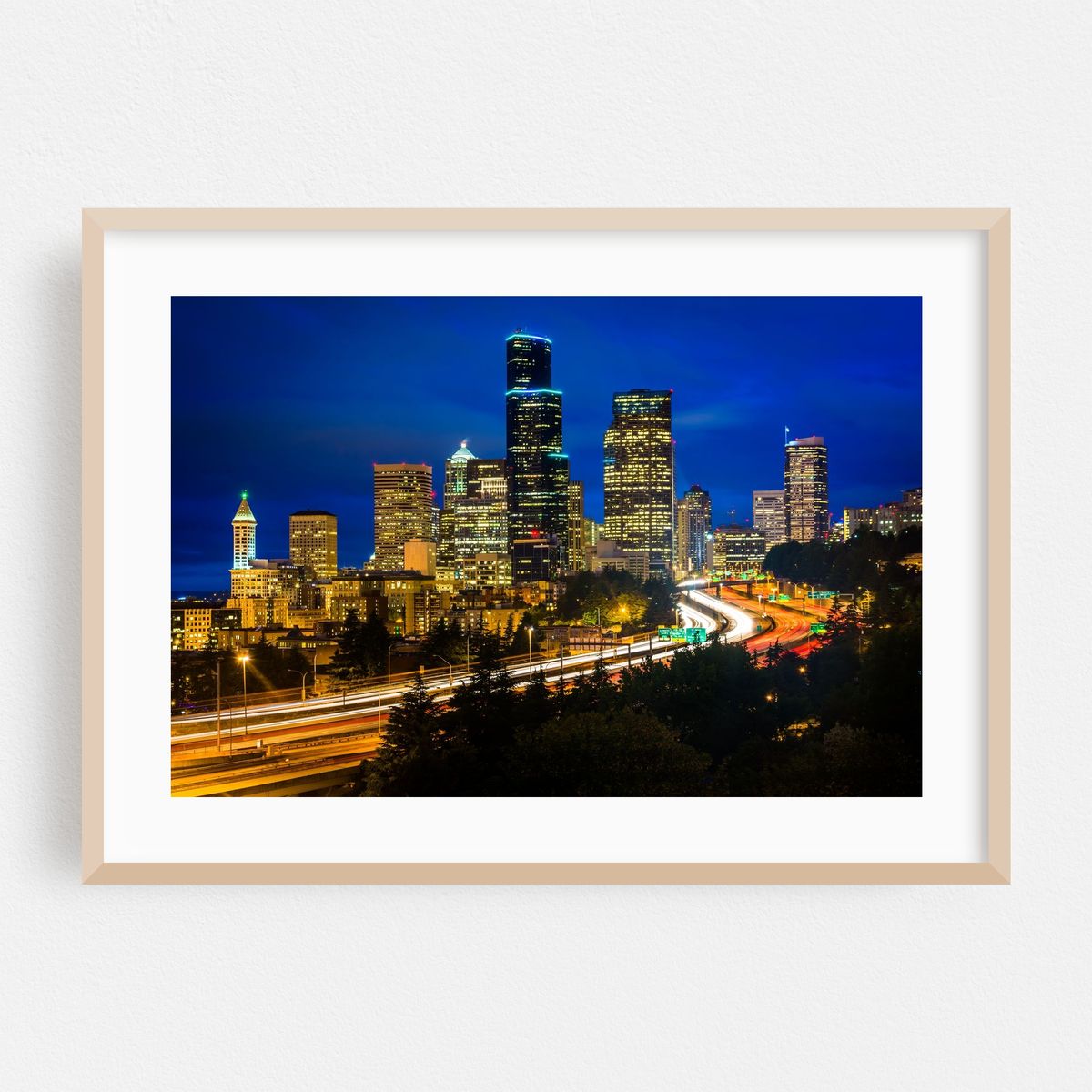 I-5 and the Seattle Skyline – image 1 of 6