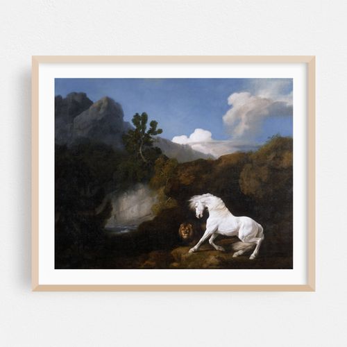 Horse Frightened by a Lion (1770)