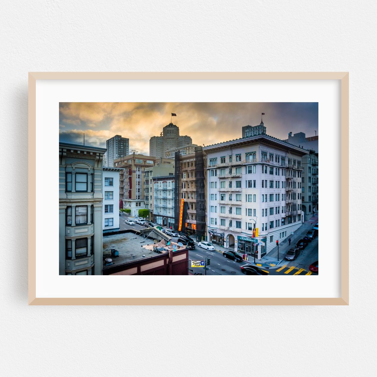 Sunset over Bush Street – image 1 of 6