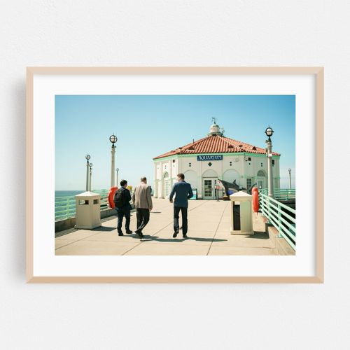 Walking on Manhattan Beach Pier