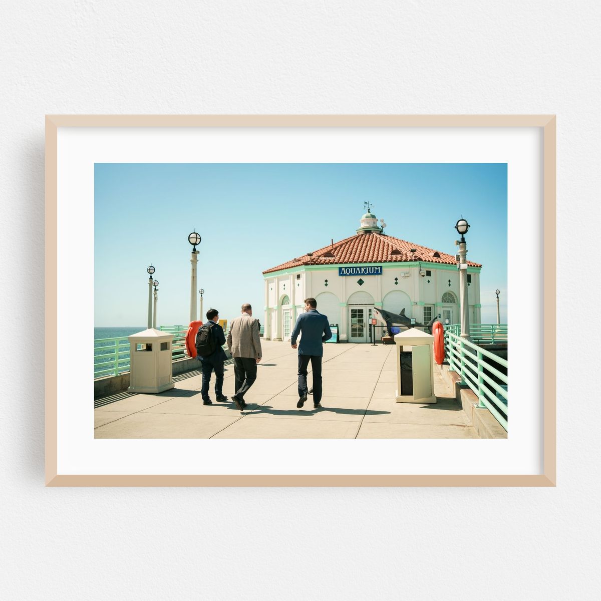 Walking on Manhattan Beach Pier – image 1 of 6