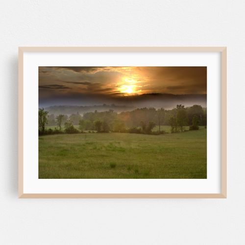 Summer Sunset in Upstate New York