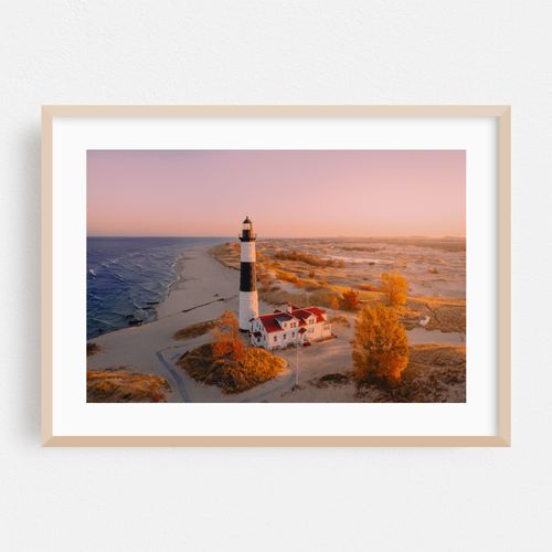Sunrise at Big Sable Lighthouse 02