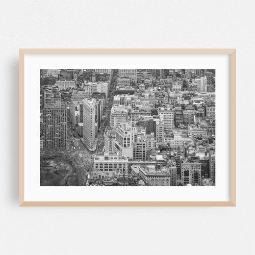 Over Flatiron B&W