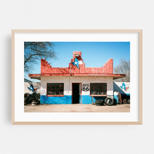 On Route 66 in Texas