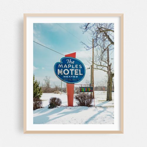 The Maples Motel Sign 01