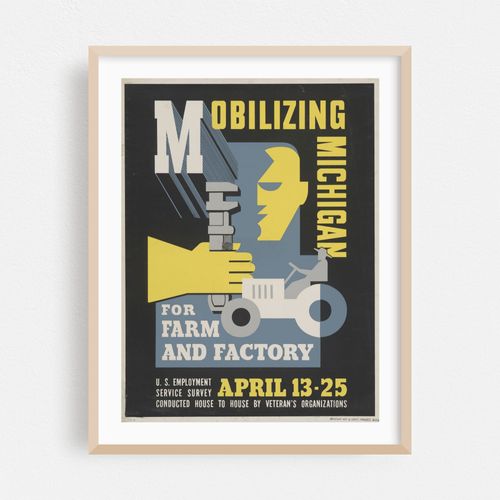 Mobilizing Michigan for farm and factory (1941-1943)