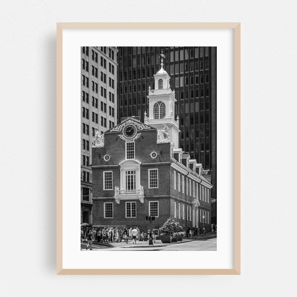 The Old State House in Boston, Massachusetts B&W – image 1 of 16