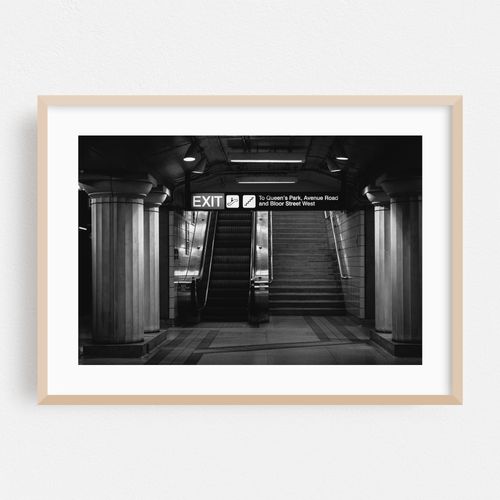 Museum Station B&W