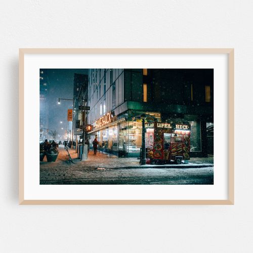Snowy Corner, Midtown Manhattan