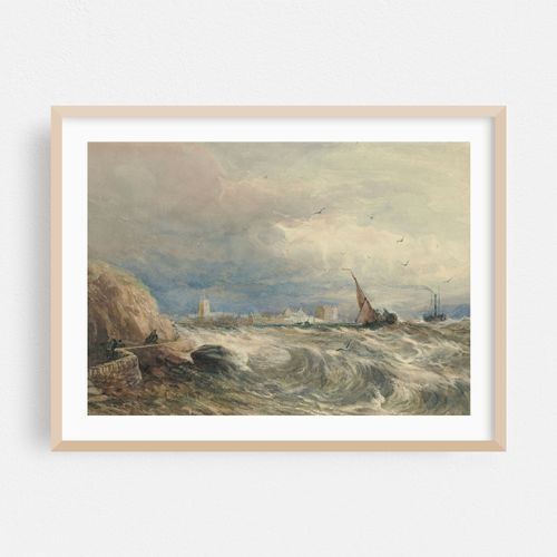 View of Beaumaris, Anglesey, Wales (1847)