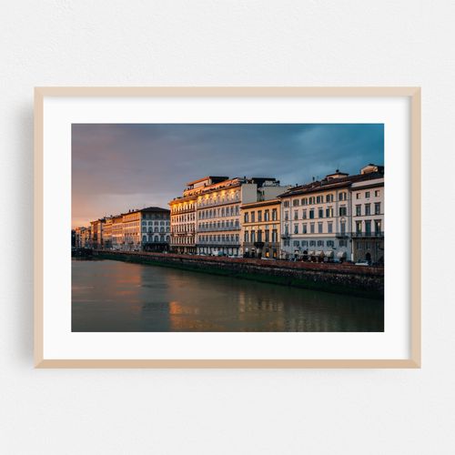 Sunset on the Arno 01