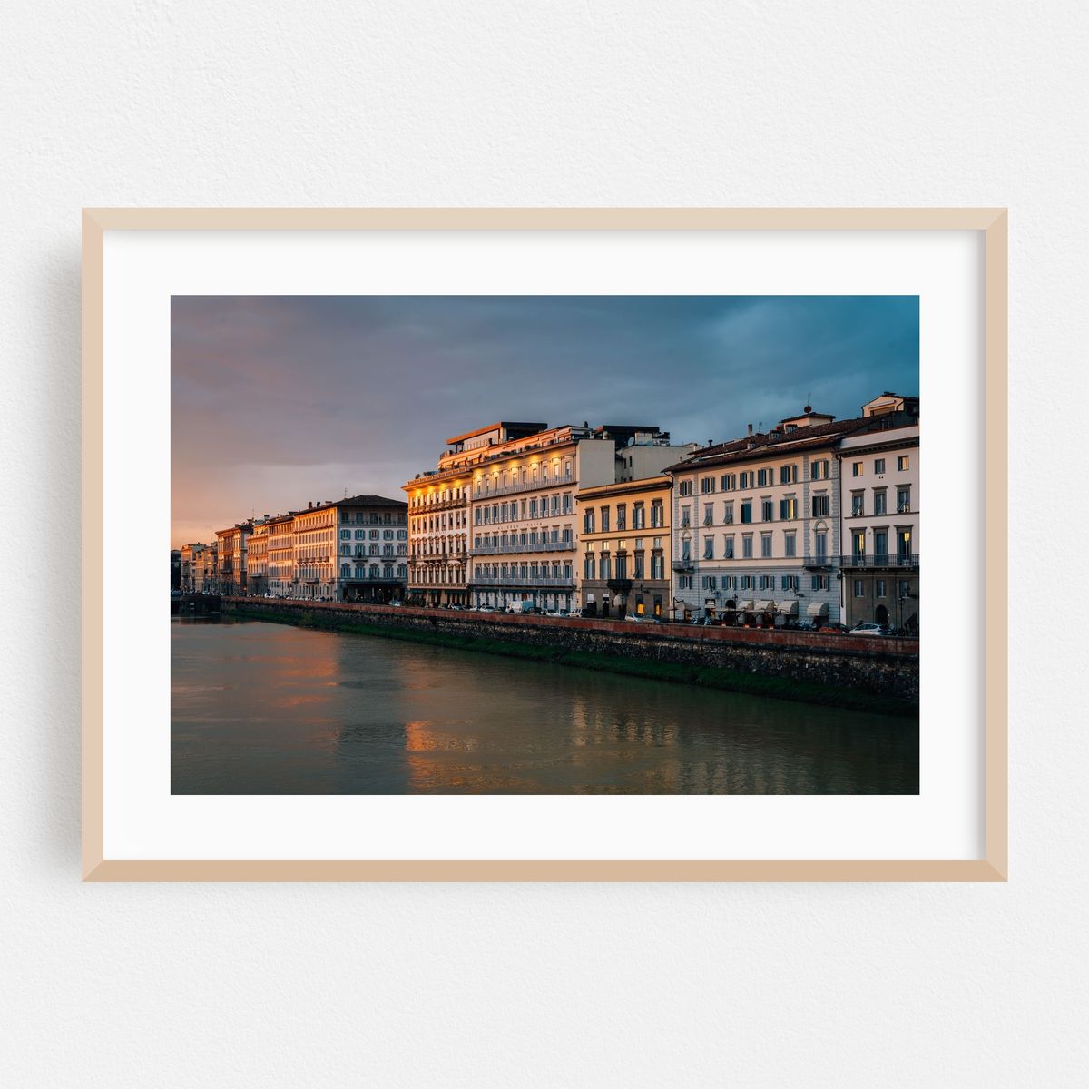 Sunset on the Arno 01 – image 1 of 6