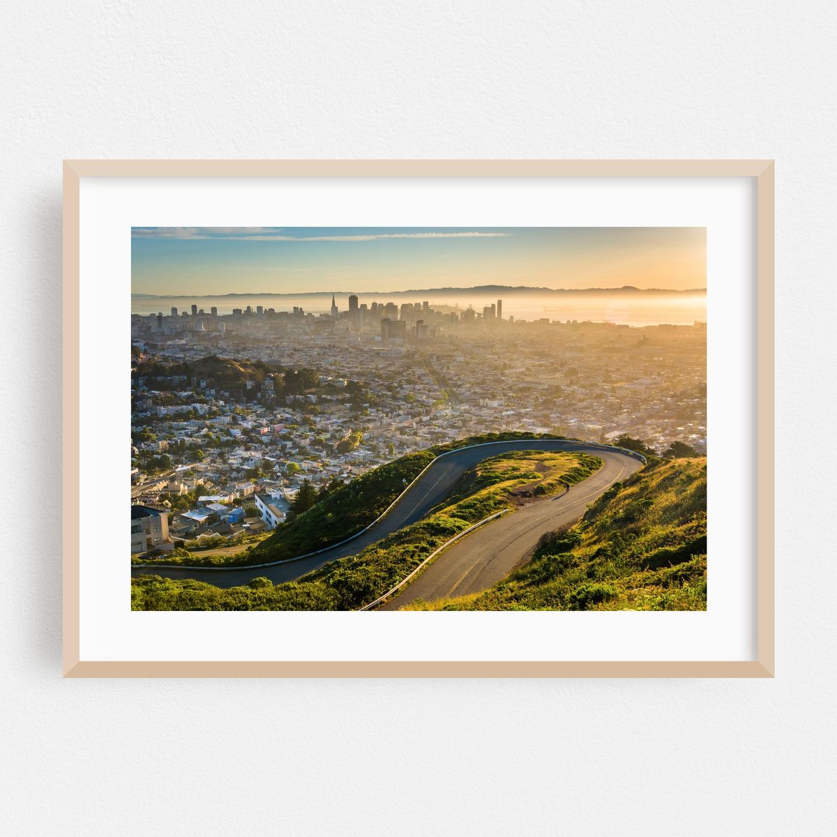 Curves over San Francisco – image 1 of 6