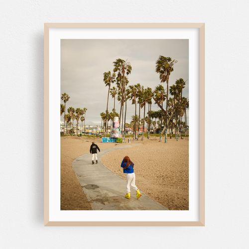 Rollerblading in Venice Beach
