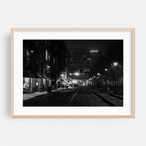 River Street Tracks B&W