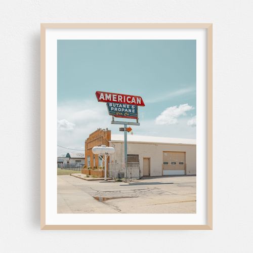 American Butane & Propane Sign