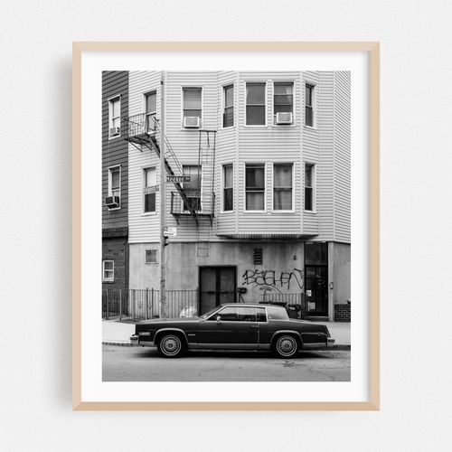 Old Cadillac, Greenpoint 02 B&W