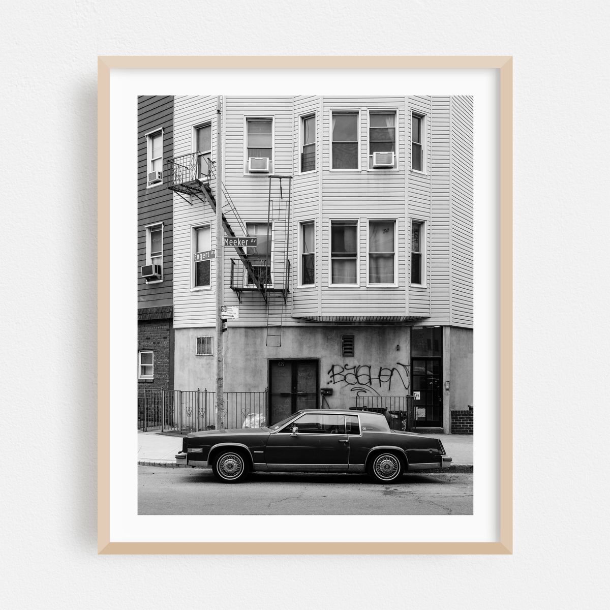 Old Cadillac, Greenpoint 02 B&W – image 1 of 12