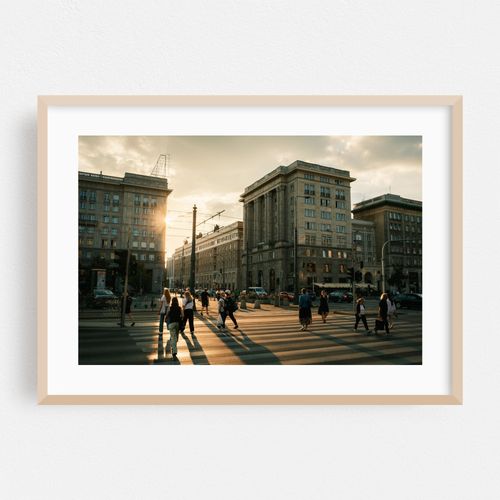 Crossing at Constitution Square, Warsaw