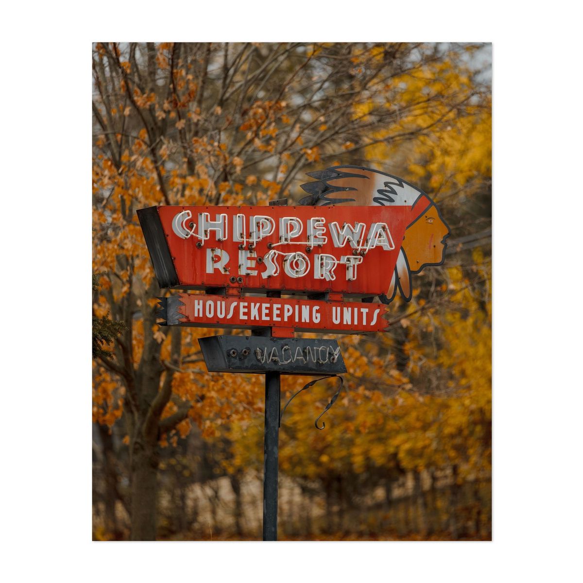 Chippewa Resort Sign 02 – image 1 of 2