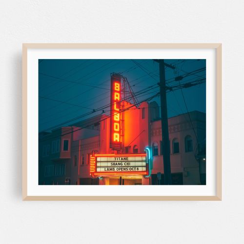 Balboa Theater at night, San Francisco 03
