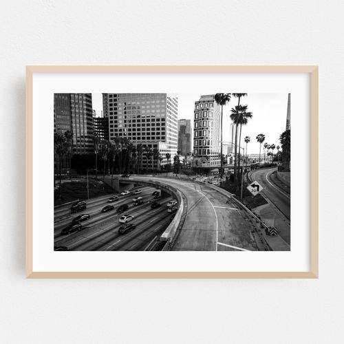 The 110 from 5th Street B&W