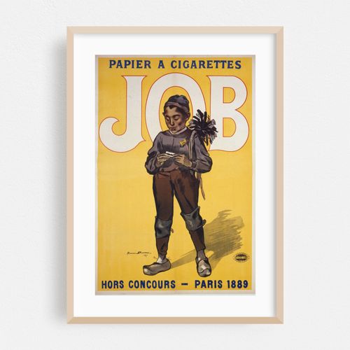Papier A Cigarettes Job Hors Concours-Paris (1895)