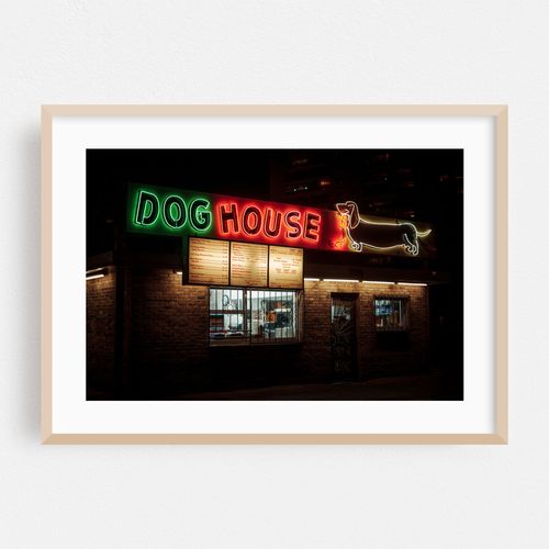 Dog House at Night, Albuquerque