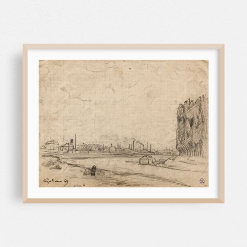 Usines. Les Forges à Ivry (1869)