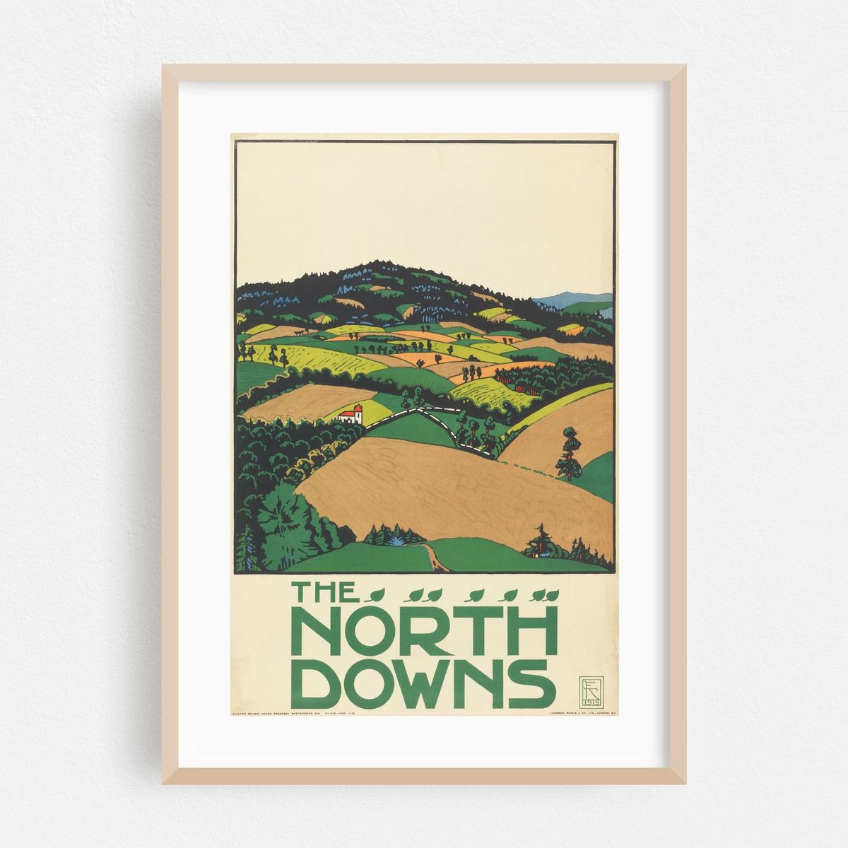 The North Downs, London Underground (1915) – image 1 of 4