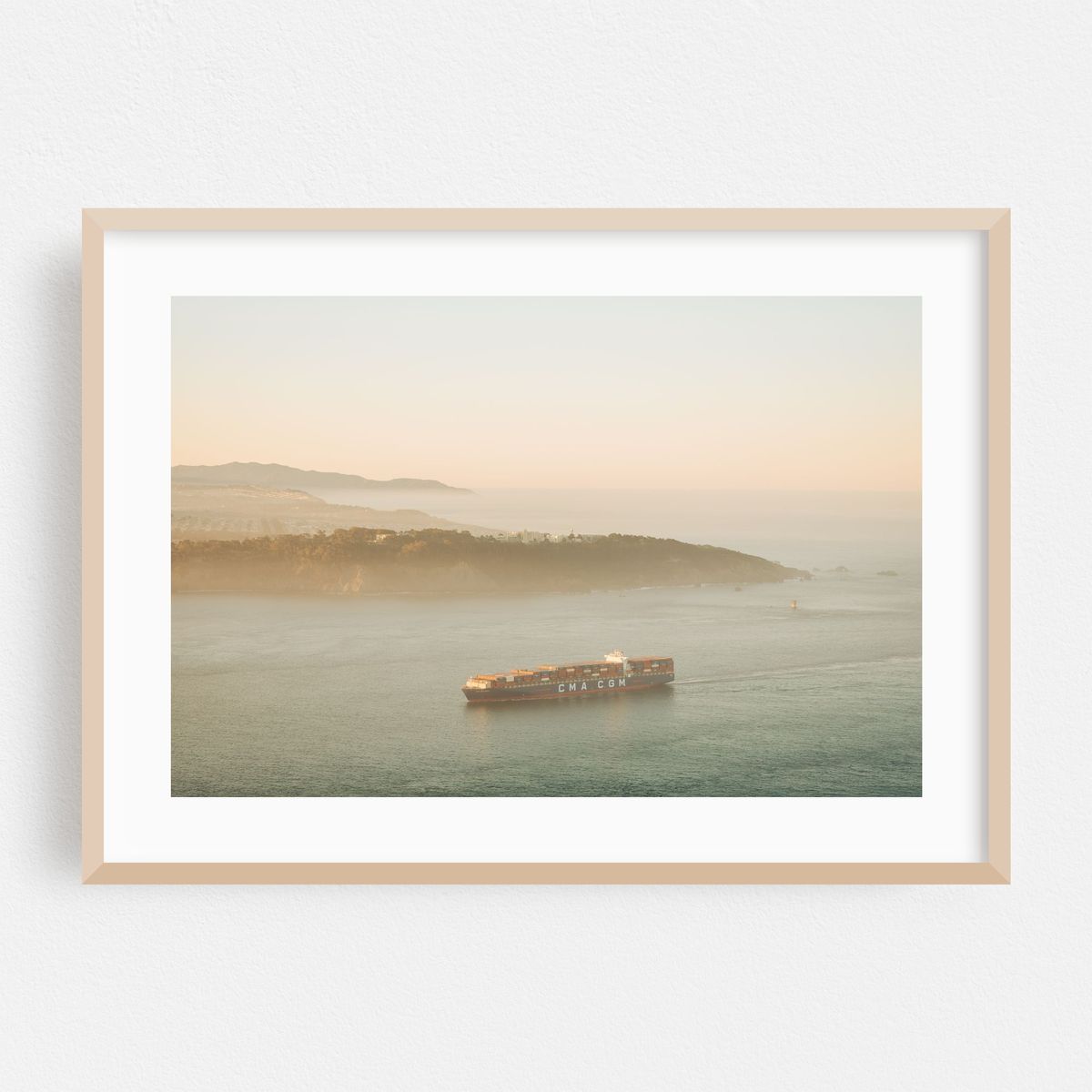 Ship Entering San Francisco Bay 02 – image 1 of 6