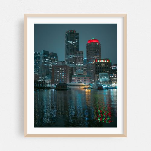 Boston Skyline at Night