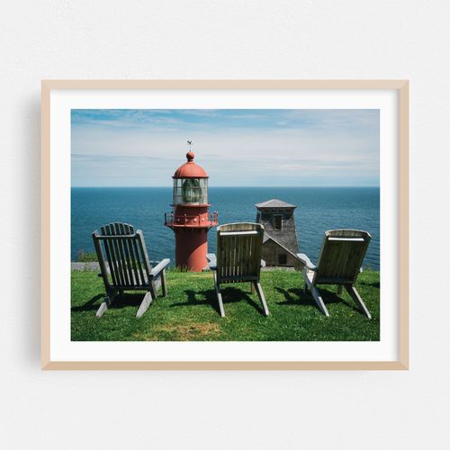 Sitting at Pointe-à-la-Renommée Lighthouse 01