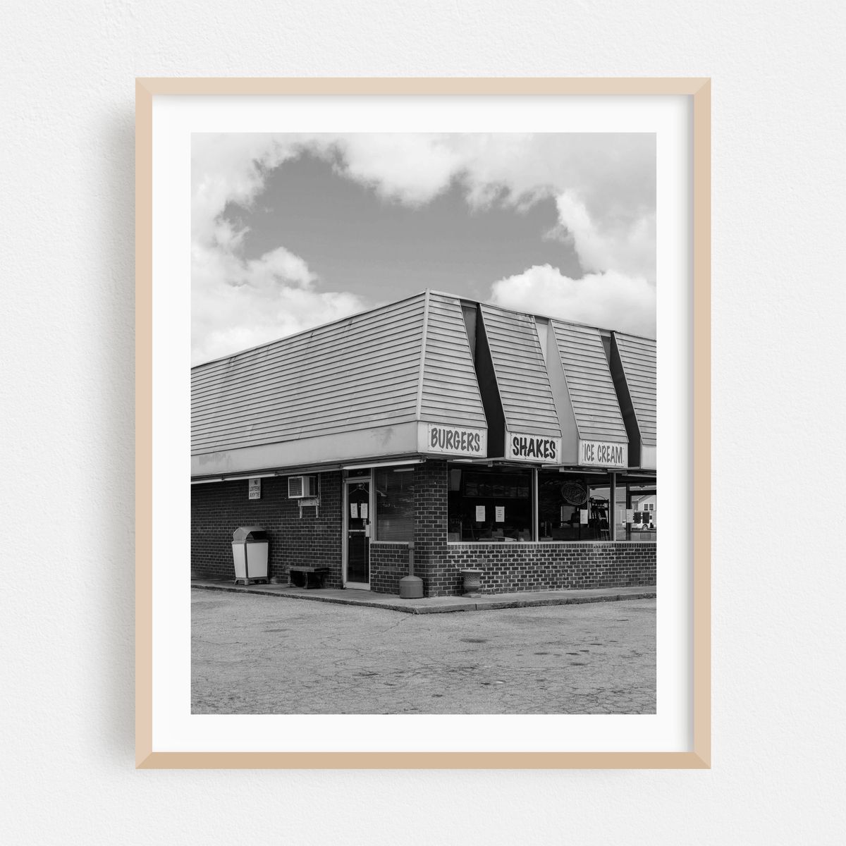 Burgers, Shakes, Ice Cream B&W – image 1 of 12