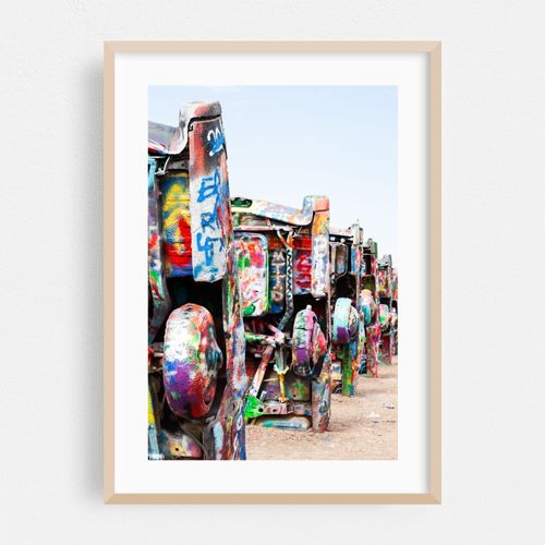Cadillac Ranch Route 66 Photography Print, Amarillo, Texas