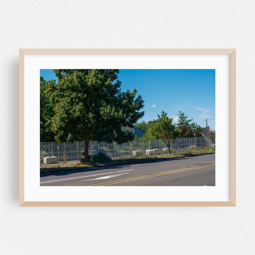 Concrete Barriers Echoing Human Displacement In Portland