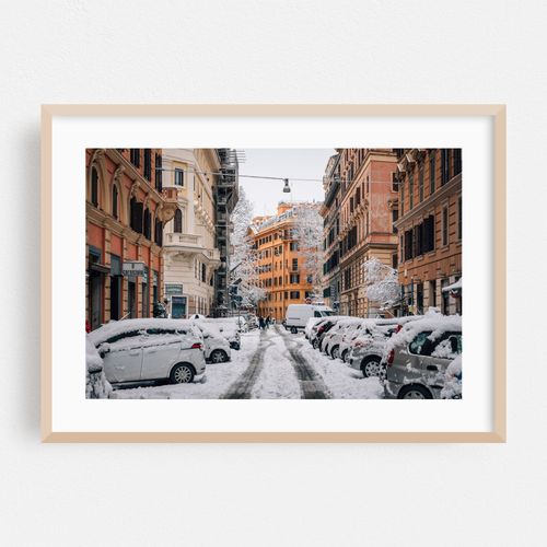Snowy Day in Prati, Rome 02