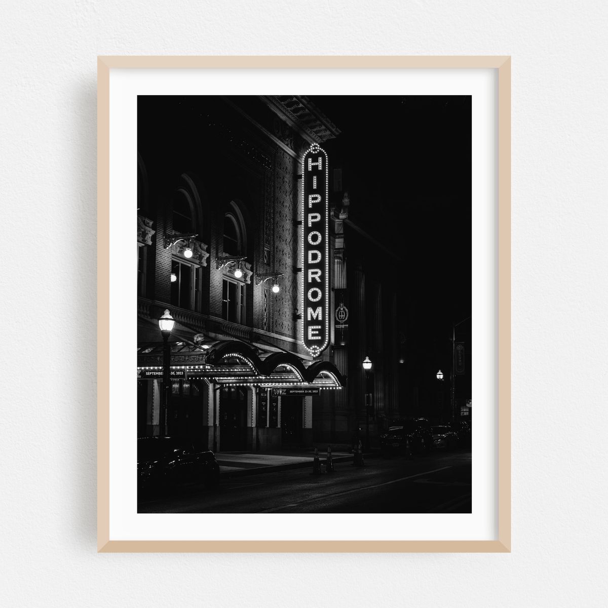 Hippodrome, Baltimore B&W – image 1 of 12