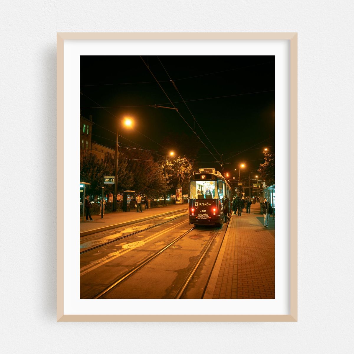 Tram at Starowiślna, Kraków – image 1 of 12