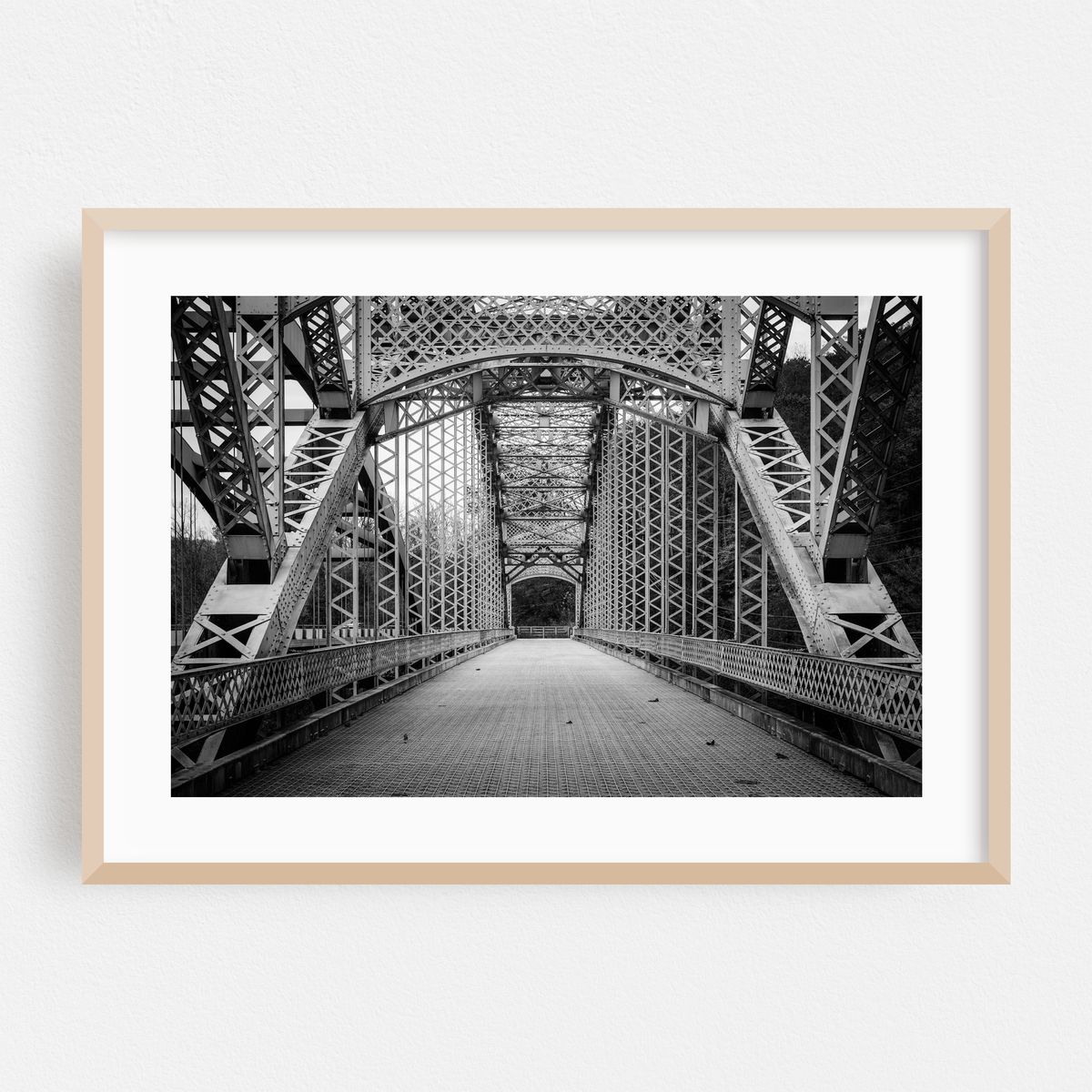 Bridge Along Paper Mill Road 02 B&W – image 1 of 6