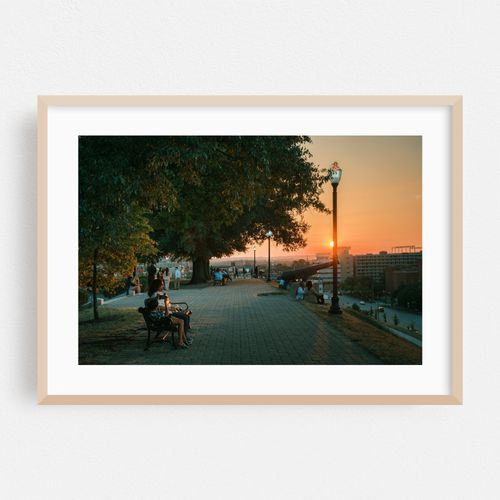 Federal Hill Sunset, Baltimore